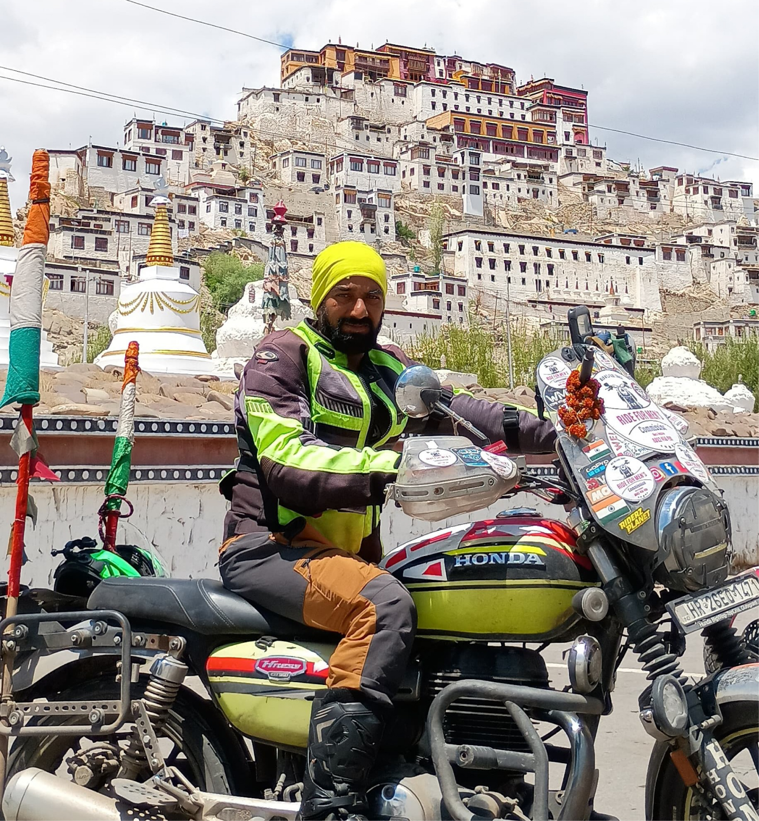AMJADKHAN NADIM SHAIKH - LONGEST BIKE RIDE FOR DEMAND OF MEN’S COMMISSION & ROAD SAFETY AWARENESS
